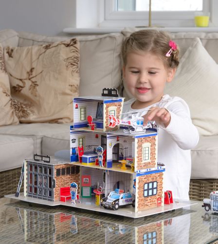 3d Construction Craft - Police Station